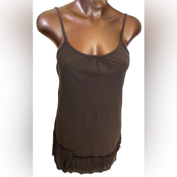 HP💖 True Grit Chiffon/ Lace Layered Cami Dress - Picture 2 of 6